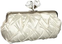 SONDRA ROBERTS NEW YORK Versailles Satin Clutch