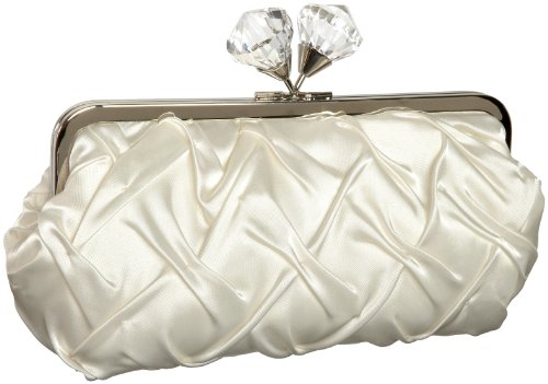 SONDRA ROBERTS NEW YORK Versailles Satin Clutch