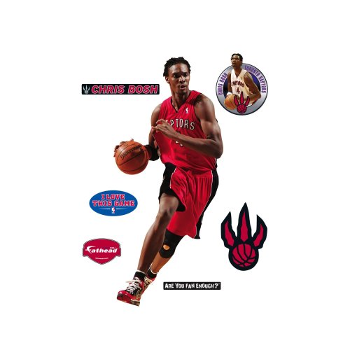Fathead Chris Bosh Toronto Raptors Wall Decal