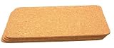 from T&G Woodware Ltd T&G Set of 4 Rectangular Place Mats In Natural Cork 40x30cm (Model 15039)