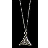 Celtic Triskele English Pewter Necklace