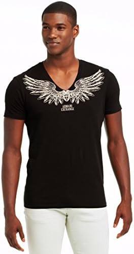 Armani Exchange Mens Wings Logo Tee