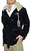 Polo Ralph Lauren Mens Leather Fur Jacket Coat Black Small