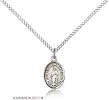 St. Catherine of Alexandria Small Sterling Silver Medal