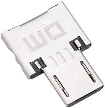 Misquirrel Micro USB to USB Flash Drive OTG Adapter for Mobile Phone - Silver (2pcs)