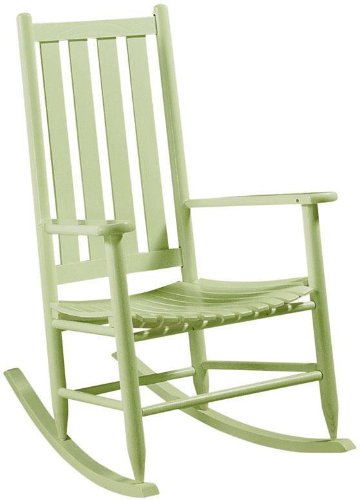 Adult Classic Rocker With Slat Seat, SLATTED, KIWI
