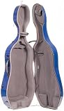 Gewa 346SW Idea Evolution Rolly Fiberglass Blue/Gray 4/4 Cello Case with Wheels