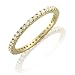 14k Yellow Gold Diamond Eternity Band Ring (H, I1-I2, 0.50 carat)
