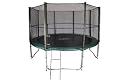 Cortez 12ft Round Trampoline with Enclosure and Free Ladder