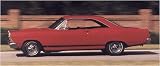 1966-1967 Fairlane/Comet GT Side Stripes Kit - BLACK