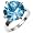 Big Stone Ring - Aquamarine Blue CZ, 5