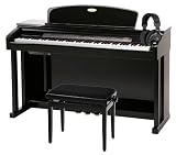 Classic Cantabile DP-99 Digital piano Set (black high gloss), incl. Bench + headphone