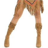 Indian Maiden Suede Adult Boot Covers
