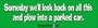Someday we'll look back on all this ans plow into a parked car - funny stickers (Small 5 x 1.4 in.)