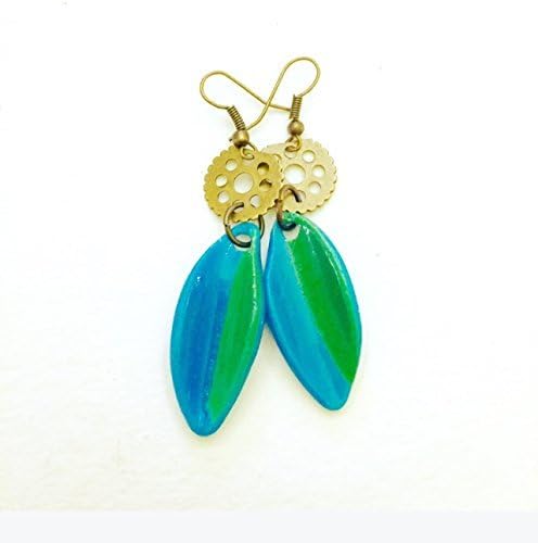 Very Cool Leaf Me Alone Steampunk Earrings, Under $30, Unique Christmas Gift for Her