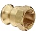 Dixon Valve Brass Boss-Lock Type A Cam and Groove Fitting, Plug x NPT Female