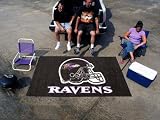 Baltimore Ravens 5X8ft Indoor/Outdoor Ulti-Mat Tailgating Area Rug/Carpet
