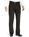 Dockers Men's Dockers Men'S Prescot Pleated Cuff Dress Pant Big And Tall,Black,60 x  32