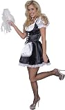 Adult Satin French Maid Costume (Size:Large 14-16)
