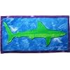 Nantucket Green Shark Beach Towel