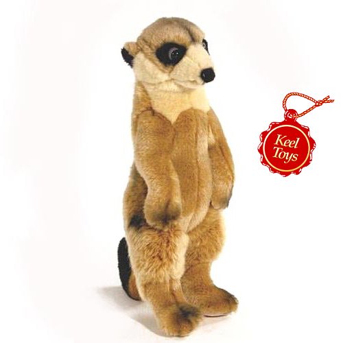 Meerkat Large 34cm/13in DeLuxe Soft Toy - Keel Toys