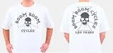 Boom Boom Cycles Biker Ultra Las Vegas Cotton T-Shirt Ash