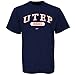 Nike UTEP Miners Navy Blue Arch Lettering T-shirt