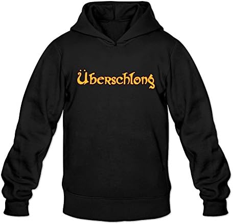 New Design Uberschlong Pullover Hooded Shirts For Mens Black