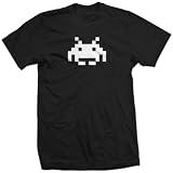 SPACE INVADERS alien arcade atari video game BW SHIRT