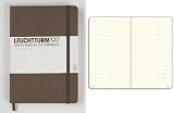 Produkt-Bild: Leuchtturm 1917 Agenda Notizbuch Notebook POCKET Taupe DOTTED / punktkariert DIN A6 185 Seiten numeriert