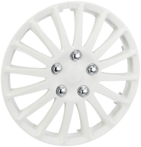 Unitec 75194 Premium- Radzierblenden 4er- Satz Barcelona, weiss 35,6 cm (14 Zoll) Preisvergleich
