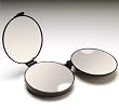 Lighted Compact with 3 Mirrors 15X/7X/1X in a Black Case