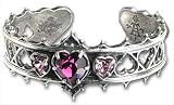 Elizabethan Bracelet Antique Reproduction with Purple Heart