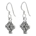 Sterling Silver Celtic Cross Earrings