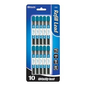 Bazic Mechanical Pencil Leads, 0.7 mm, 20 Count, 10 per Pack (Case of 24) (719-24)