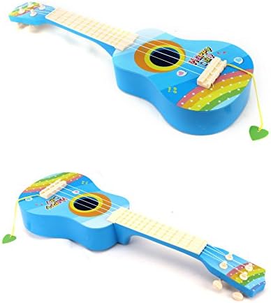 4 String Acoustic Guitar Toy for Kids with Vibrant Sounds and Tunable Stringsr - Kids Educational Toy - Assorted Colors