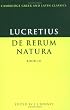 Lucretius: De Rerum Natura Book 3 (Cambridge Greek and Latin Classics)