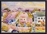Art Poster Metal Framed Print - Rockport, Mass - Artist: Maurice Brazil Prendergast- Poster Size: 16 X 20