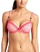 Betsey Johnson Women's Stocking Stripe Lightly Lined Demi