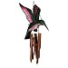 Asli Arts Hummingbird Bamboo 33 Inch Wind Chime, Green