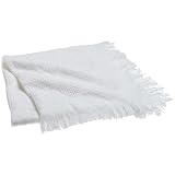 Faribault Mills Baby Hearts Crib Blanket, White by Faribault Mills