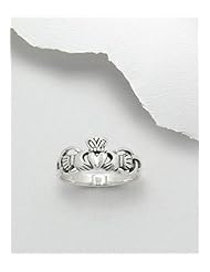 Claddagh Ring In 92.5 Sterling Silver