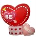 6 Foot Animated Valentine's Day Inflatable Hearts - Heart Rotates