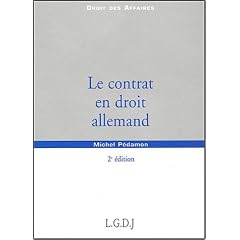 Le contrat en droit allemand