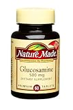 Nature Made Glucosamine Tablets, 500 mg, 60-Count Bottles (Pack of 2)
