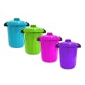 1 x PLASTIC STORAGE RECYCLE KITCHEN DUST WASTE RUBBISH TIDY BIN WITH LID