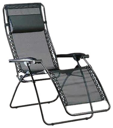 Lafuma RSX Mesh Recliner, Black