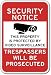 Property Protected By Video Surveillance Sign - 18x24