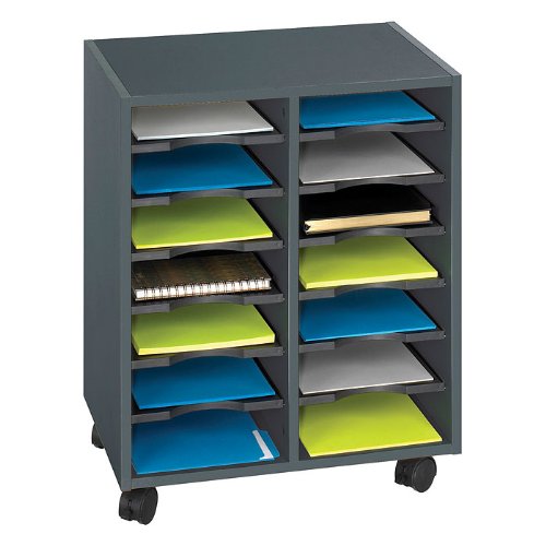 Safco Products 5392GR 14-Compartment in.x26 in.Gray