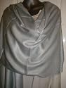 Light Silver Pashmina style shawl / scarf / Wrap